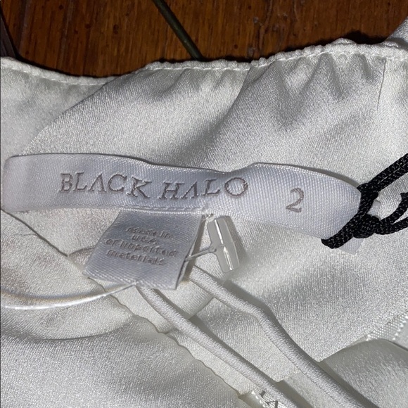 NWT Black Halo Saxon Black and White Jumpsuit - Picture 10 of 11